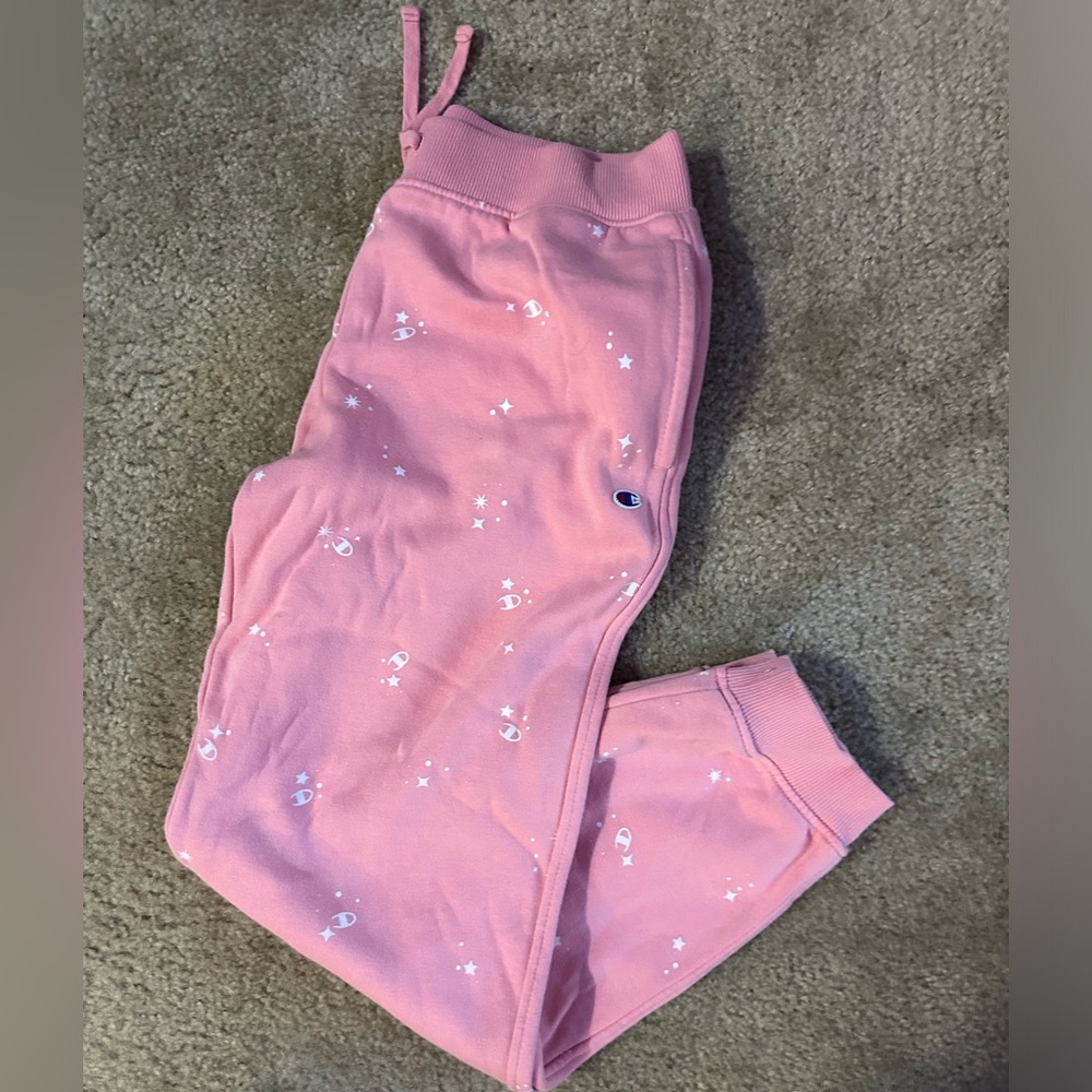 Pink Champion Sweatpants (YOUTH)
